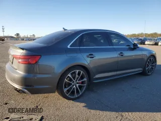 2018 Audi S4 Prestige with VIN WAUC4AF4XJA001442, listed as a Copart auction lot 44804865 with 52,682 mi miles and Salvage Title. Bid and sale history available at carsss.com. Image 3.