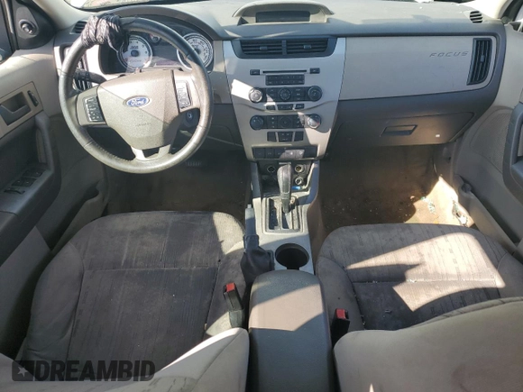 2008 Ford Focus SE with VIN 1FAHP35N08W275659, listed as a Copart auction lot 47980245 with 0 mi miles and Salvage Title. Bid and sale history available at carsss.com. Image 8.