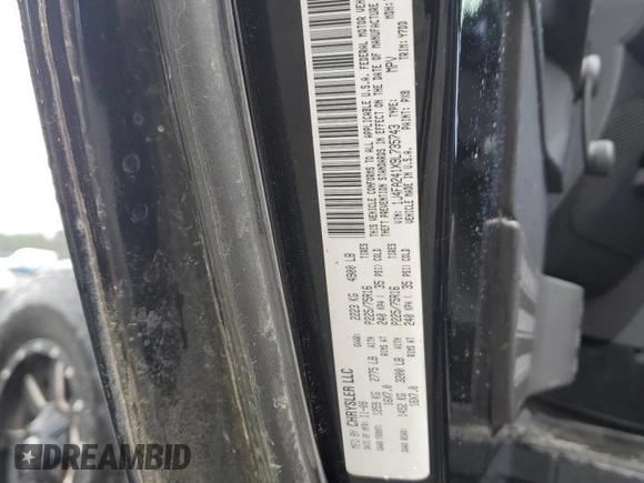 2009 Jeep Wrangler X with VIN 1J4FA241X9L735743, listed as a Copart auction lot 48109455 with 232,110 mi miles and Salvage Title. Bid and sale history available at DreamBid. Image 13.