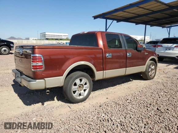 2007 Ford F-150 XLT with VIN 1FTPW12V77KC15790, listed as a Copart auction lot 57864275 with Not provided miles and Non repairable. Bid and sale history available at DreamBid. Image 3.