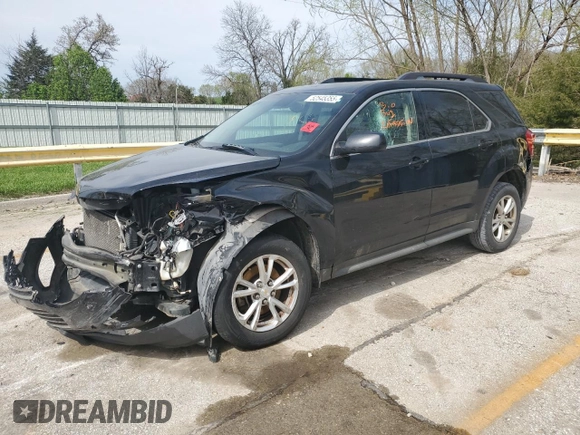 2016 Chevrolet Equinox LT with VIN 2GNALCEK7G6147884, listed as a Copart auction lot 52545355 with 137,435 mi miles and Salvage Title. Bid and sale history available at DreamBid. Image 1.