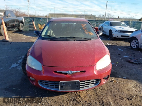 2001 Chrysler Sebring with VIN 1C3AL56U41N730800, listed as a IAAI auction lot 41437419 with 112,254 mi miles and . Bid and sale history available at DreamBid. Image 12.