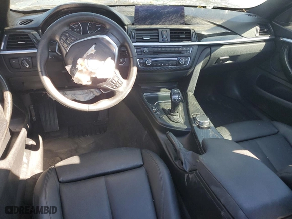 2017 BMW 4 Series 430i with VIN WBA4F7C5XHG437942, listed as a Copart auction lot 46504255 with 106,756 mi miles and Salvage Title. Bid and sale history available at carsss.com. Image 8.