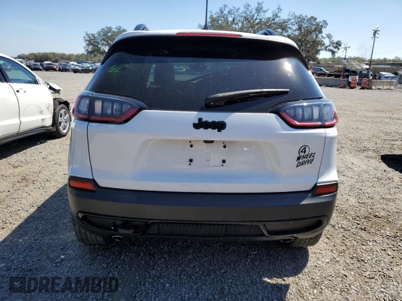 2022 Jeep Cherokee X with VIN 1C4PJMCX0ND522512, listed as a Copart auction lot 47034865 with 45,390 mi miles and Salvage Title. Bid and sale history available at carsss.com. Image 6.