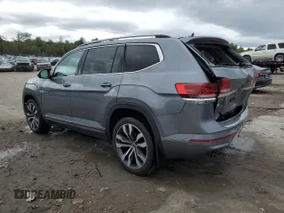 2021 Volkswagen Atlas SEL Premium R-Line with VIN 1V2FR2CA5MC541449, listed as a Copart auction lot 72932124 with 58,269 mi miles and Salvage title. Bid and sale history available at DreamBid. Image 2.