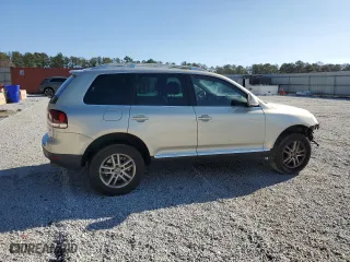 2008 Volkswagen Touareg 2 V6 with VIN WVGBE77L28D065600, listed as a Copart auction lot 43466525 with 188,341 mi miles and Salvage Title. Bid and sale history available at carsss.com. Image 3.