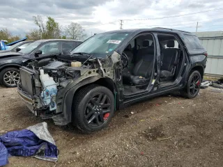 2018 Chevrolet Traverse Premier z VIN 1GNEVJKW1JJ174841, wystawiony jako Copart lot #56368615 z przebiegiem Nie podano mil oraz Szkoda całkowita • Salvage title. Historia ofert i sprzedaży dostępna na DreamBid. Obrazek 1.