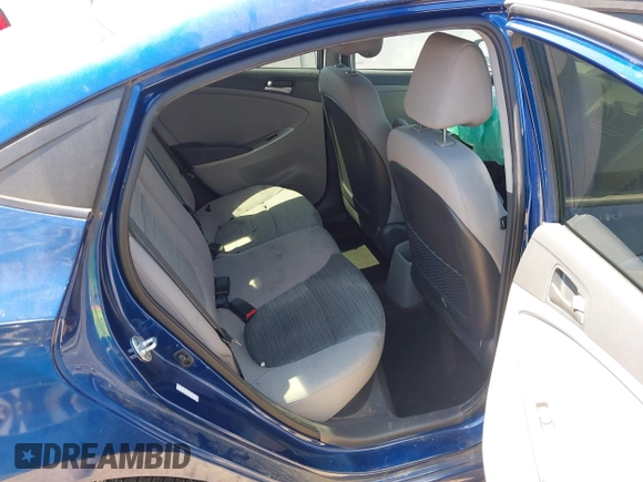 2017 Hyundai Accent SE with VIN KMHCT4AE4HU287932, listed as a IAAI auction lot 41988980 with 118,135 mi miles. Bid and sale history available at carsss.com. Image 8.