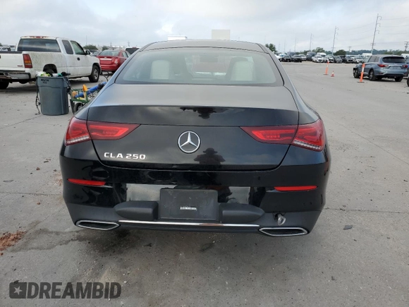 2020 Mercedes-Benz CLA with VIN W1K5J4GB7LN095865, listed as a Copart auction lot 48566433 with 15,124 mi miles. Bid and sale history available at carsss.com. Image 6.