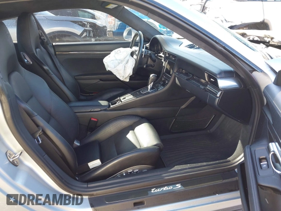 2016 Porsche 911 Turbo S with VIN WP0AD2A93GS166450, listed as a IAAI auction lot 41301144 with 23,420 mi miles. Bid and sale history available at carsss.com. Image 5.