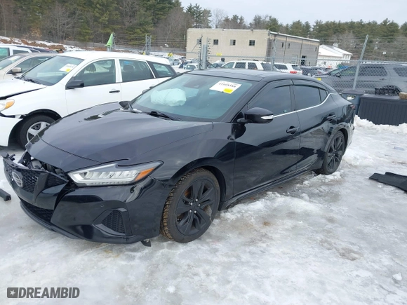 2020 Nissan Maxima SL with VIN 1N4AA6DV3LC375884, listed as a IAAI auction lot 41608588 with 60,531 mi miles. Bid and sale history available at carsss.com. Image 17.