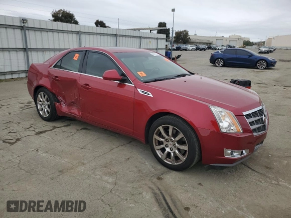 2008 Cadillac CTS RWD w/1SB with VIN 1G6DV57V980166047, listed as a Copart auction lot 45793705 with 157,281 mi miles and Salvage Title. Bid and sale history available at carsss.com. Image 4.