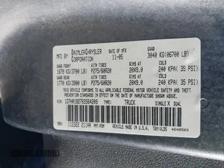 2006 Dodge 1500 SLT with VIN 1D7HA18276S564209, listed as a IAAI auction lot 41932209 with 389,187 mi miles and . Bid and sale history available at carsss.com. Image 9.