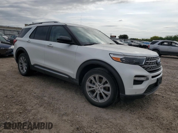 2022 Ford Explorer Limited with VIN 1FMSK7FH9NGA30472, listed as a Copart auction lot 52178155 with Not provided miles and Salvage title. Bid and sale history available at DreamBid. Image 4.