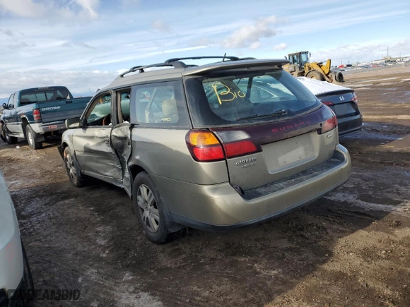 2004 Subaru Legacy Wagon Outback H6 VDC with VIN 4S3BH896347619003, listed as a Copart auction lot 87943985 with 0 mi miles and Salvage Title. Bid and sale history available at carsss.com. Image 2.