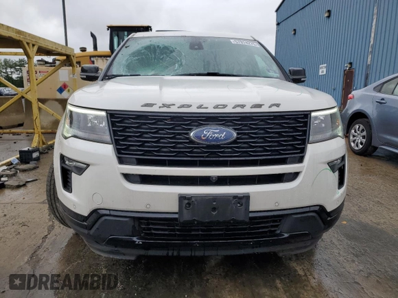 2019 Ford Explorer Sport with VIN 1FM5K8GT0KGA01993, listed as a Copart auction lot 57974275 with 54,774 mi miles and Salvage title. Bid and sale history available at DreamBid. Image 5.