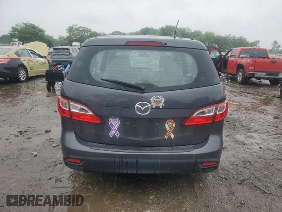 2015 Mazda 5 Sport with VIN JM1CW2BL2F0182775, listed as a Copart auction lot 56796415 with 95,662 mi miles and Salvage title. Bid and sale history available at DreamBid. Image 6.