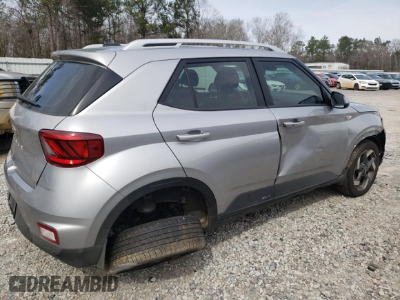 2024 Hyundai Venue Limited with VIN KMHRC8A30RU329417, listed as a Copart auction lot 45984505 with 12,351 mi miles and Salvage Title. Bid and sale history available at DreamBid. Image 3.