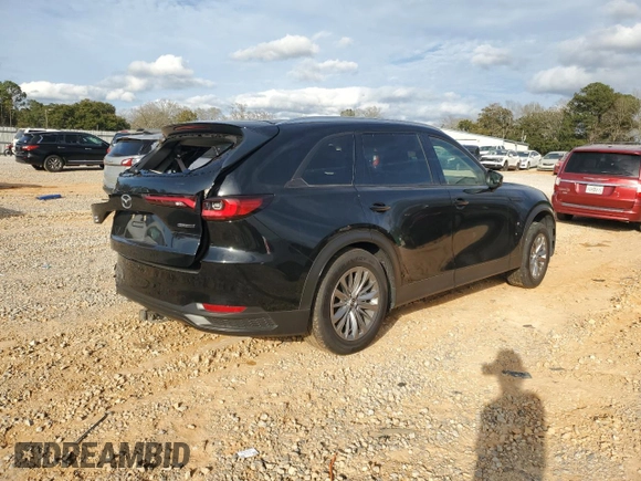 2024 Mazda CX-90 Preferred Plus with VIN JM3KKCHD4R1165169, listed as a Copart auction lot 47855215 with 6,677 mi miles and Salvage Title. Bid and sale history available at DreamBid. Image 3.