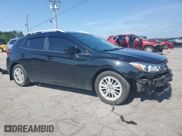 2017 Subaru Impreza Premium with VIN 4S3GTAB68H3740936, listed as a Copart auction lot 64212525 with 74,284 mi miles and Salvage title. Bid and sale history available at DreamBid. Image 4.