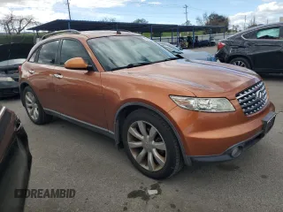 2003 Infiniti FX Options z VIN JNRAS08W73X204829, wystawiony jako Copart lot #47685215 z przebiegiem 209 166 mil mil oraz Tytuł czysty. Historia ofert i sprzedaży dostępna na DreamBid. Obrazek 4.