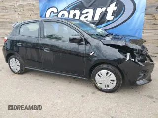 2024 Mitsubishi Mirage ES z VIN ML32AUHJ4RH025415, wystawiony jako Copart lot #60139955 z przebiegiem 10 109 mil mil oraz Czysty tytuł • Clean title. Historia ofert i sprzedaży dostępna na DreamBid. Obrazek 4.