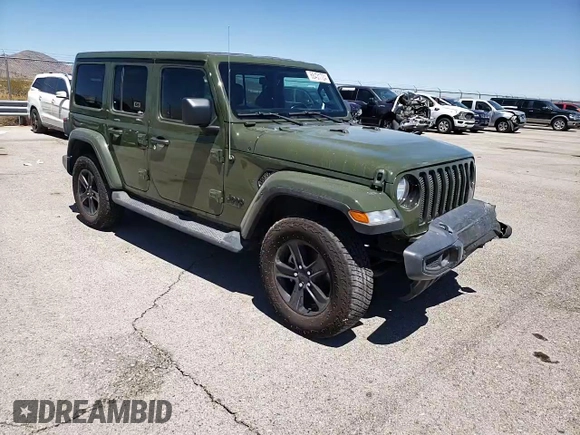2021 Jeep Wrangler Unlimited Sahara Altitude с VIN 1C4HJXEN5MW865773, выставлен на аукционе Copart как лот 66431724 с пробегом 61 101 миль миль и Списание • Salvage title. История ставок и продаж доступна на DreamBid. Изображение 10.