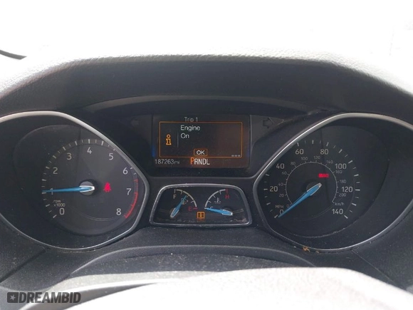 2016 Ford Focus S with VIN 1FADP3E26GL397348, listed as a IAAI auction lot 41952355 with 187,263 mi miles. Bid and sale history available at carsss.com. Image 7.