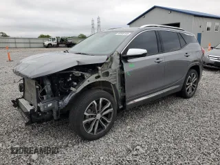 2020 GMC Terrain Denali with VIN 3GKALXEX9LL340236, listed as a Copart auction lot 55595155 with 68,783 mi miles and Salvage title. Bid and sale history available at DreamBid. Image 1.
