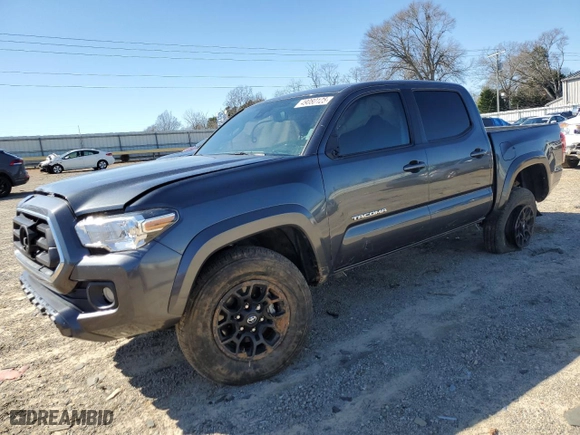 2022 Toyota Tacoma 4WD SR with VIN 3TMCZ5AN1NM495405, listed as a Copart auction lot 49080125 with 32,192 mi miles and Salvage Title. Bid and sale history available at carsss.com. Image 1.