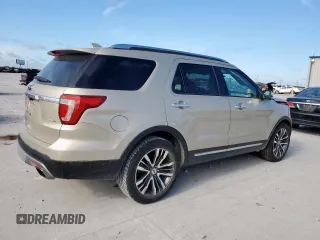 2017 Ford Explorer Platinum with VIN 1FM5K8HT4HGE36426, listed as a Copart auction lot 62105525 with 119,566 mi miles and Salvage title. Bid and sale history available at DreamBid. Image 3.