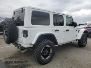 2018 Jeep Wrangler Unlimited Rubicon z VIN 1C4HJXFGXJW258554, wystawiony jako Copart lot #55863905 z przebiegiem 60 492 mil mil oraz Szkoda całkowita • Salvage title. Historia ofert i sprzedaży dostępna na DreamBid. Obrazek 3.