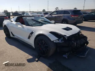 2019 Chevrolet Corvette Grand Sport 1LT with VIN 1G1YW2D74K5113002, listed as a Copart auction lot 75448024 with Not provided miles and Salvage title. Bid and sale history available at DreamBid. Image 4.