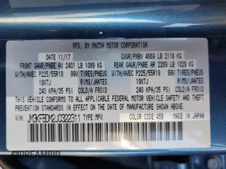 2018 Mazda CX-5 Grand Touring with VIN JM3KFBDM2J0322311, listed as a Copart auction lot 48368965 with 41,190 mi miles and Salvage Title. Bid and sale history available at carsss.com. Image 15.