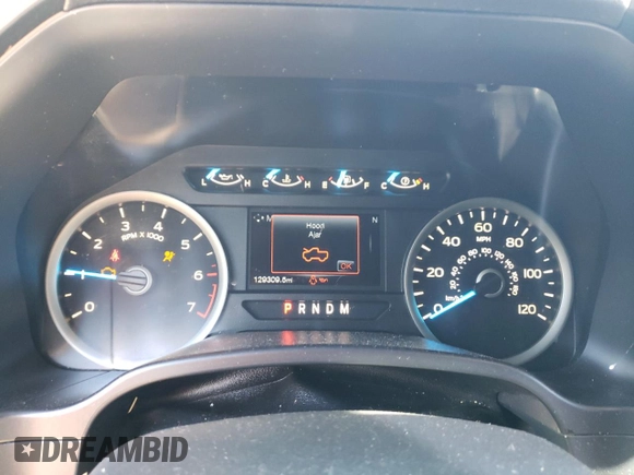 2017 Ford F-150 XL with VIN 1FTEW1CGXHKD42803, listed as a Copart auction lot 52357785 with 129,309 mi miles and Salvage title. Bid and sale history available at DreamBid. Image 9.