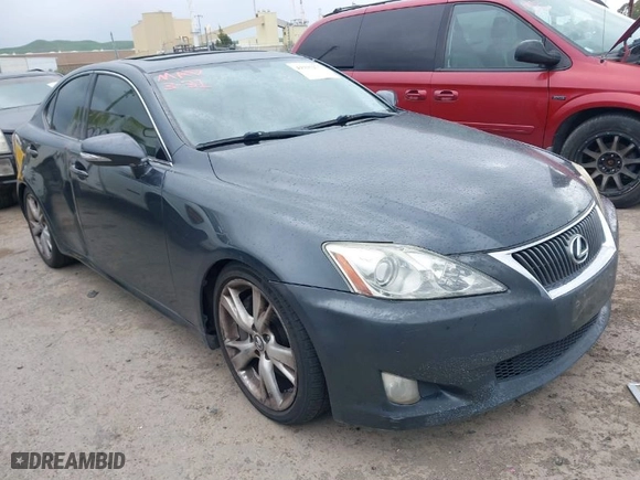 2009 Lexus IS 350 with VIN JTHBE262092017184, listed as a IAAI auction lot 41935277 with 203,920 mi miles. Bid and sale history available at carsss.com. Image 1.
