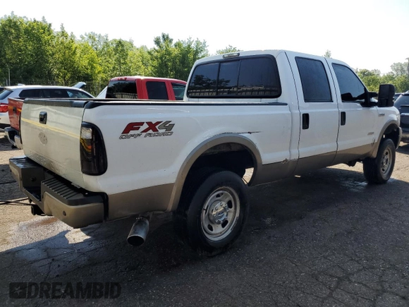 2006 Ford F-250 XL with VIN 1FTSW21P16EC83843, listed as a Copart auction lot 63659035 with 213,056 mi miles and Clean title. Bid and sale history available at DreamBid. Image 3.