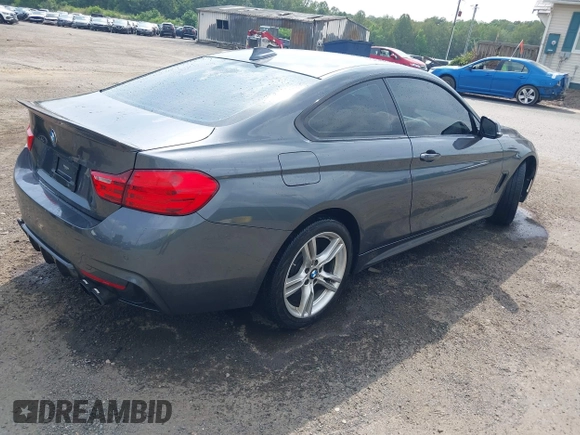 2016 BMW 4 Series 435i xDrive z VIN WBA3R5C58GK373564, wystawiony jako IAAI lot #42495578 z przebiegiem 74 690 mil mil oraz . Historia ofert i sprzedaży dostępna na DreamBid. Obrazek 4.
