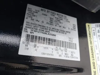 2008 Ford Expedition Eddie Bauer z VIN 1FMFU17528LA33268, wystawiony jako IAAI lot #41583338 z przebiegiem 183 191 mil mil oraz . Historia ofert i sprzedaży dostępna na DreamBid. Obrazek 9.