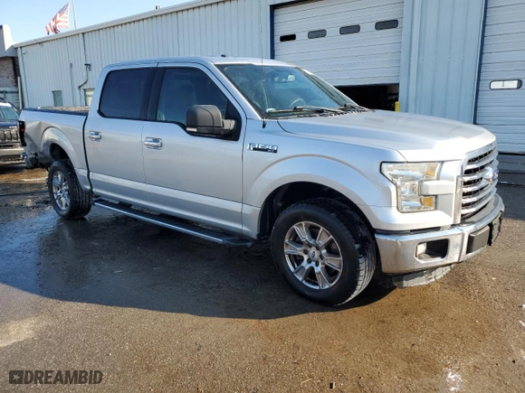 2015 Ford F-150 XL with VIN 1FTEW1CF8FKD66442, listed as a Copart auction lot 47068235 with 136,177 mi miles and Salvage Title. Bid and sale history available at carsss.com. Image 4.
