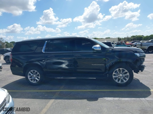 2023 Chevrolet Suburban Premier with VIN 1GNSCFKD3PR342574, listed as a IAAI auction lot 40506276 with 45,644 mi miles. Bid and sale history available at carsss.com. Image 14.