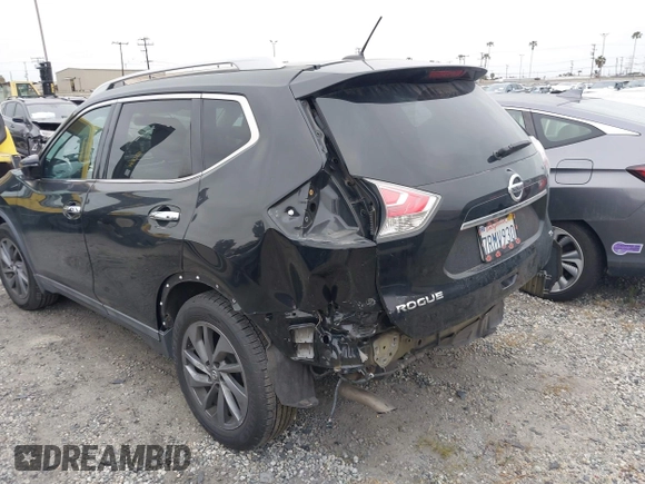 2016 Nissan Rogue SV with VIN 5N1AT2MT6GC798620, listed as a IAAI auction lot 41900042 with 107,597 mi miles. Bid and sale history available at carsss.com. Image 3.