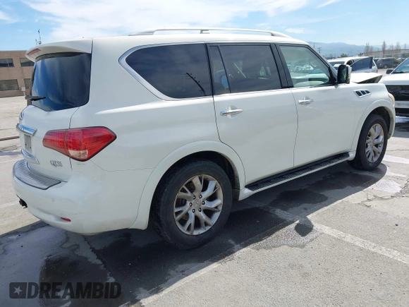 2012 Infiniti QX56 7-passenger z VIN JN8AZ2NE5C9022039, wystawiony jako IAAI lot #41993402 z przebiegiem 126 667 mil mil oraz . Historia ofert i sprzedaży dostępna na DreamBid. Obrazek 4.