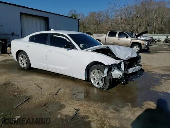 2023 Dodge Charger SXT with VIN 2C3CDXBGXPH674560, listed as a Copart auction lot 47427085 with 25,479 mi miles and Salvage Title. Bid and sale history available at DreamBid. Image 14.
