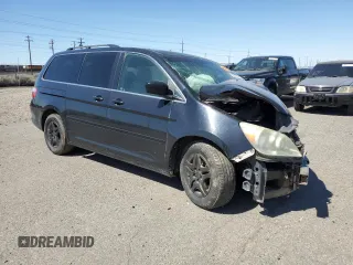 2006 Honda Odyssey EX-L with VIN 5FNRL38776B087245, listed as a Copart auction lot 53725265 with 0 mi miles and Salvage Title. Bid and sale history available at carsss.com. Image 4.