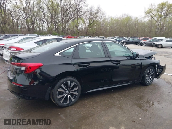 2024 Honda Civic Sedan EX with VIN 2HGFE1F71RH338636, listed as a IAAI auction lot 41905247 with 1,152 mi miles. Bid and sale history available at carsss.com. Image 13.