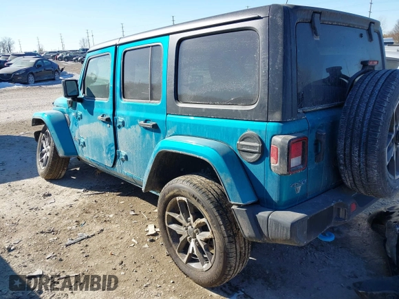 2024 Jeep Wrangler Sport S z VIN 1C4RJXN60RW254747, wystawiony jako IAAI lot #41428706 z przebiegiem 13 642 mil mil oraz . Historia ofert i sprzedaży dostępna na DreamBid. Obrazek 3.
