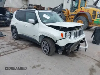 2017 Jeep Renegade Limited with VIN ZACCJBDB3HPG60590, listed as a IAAI auction lot 42521527 with 79,455 mi miles and . Bid and sale history available at DreamBid. Image 1.