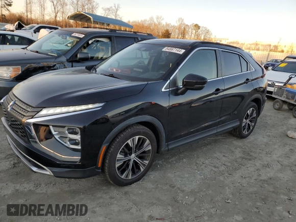 2022 Mitsubishi Eclipse Cross SE with VIN JA4ASWAA0NZ045705, listed as a Copart auction lot 84867144 with 62,645 mi miles and Salvage title. Bid and sale history available at DreamBid. Image 1.