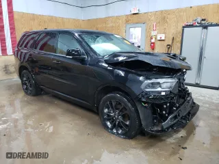 2022 Dodge Durango GT Plus with VIN 1C4RDJDG2NC161027, listed as a Copart auction lot 87187604 with 56,283 mi miles and Salvage Title. Bid and sale history available at carsss.com. Image 4.